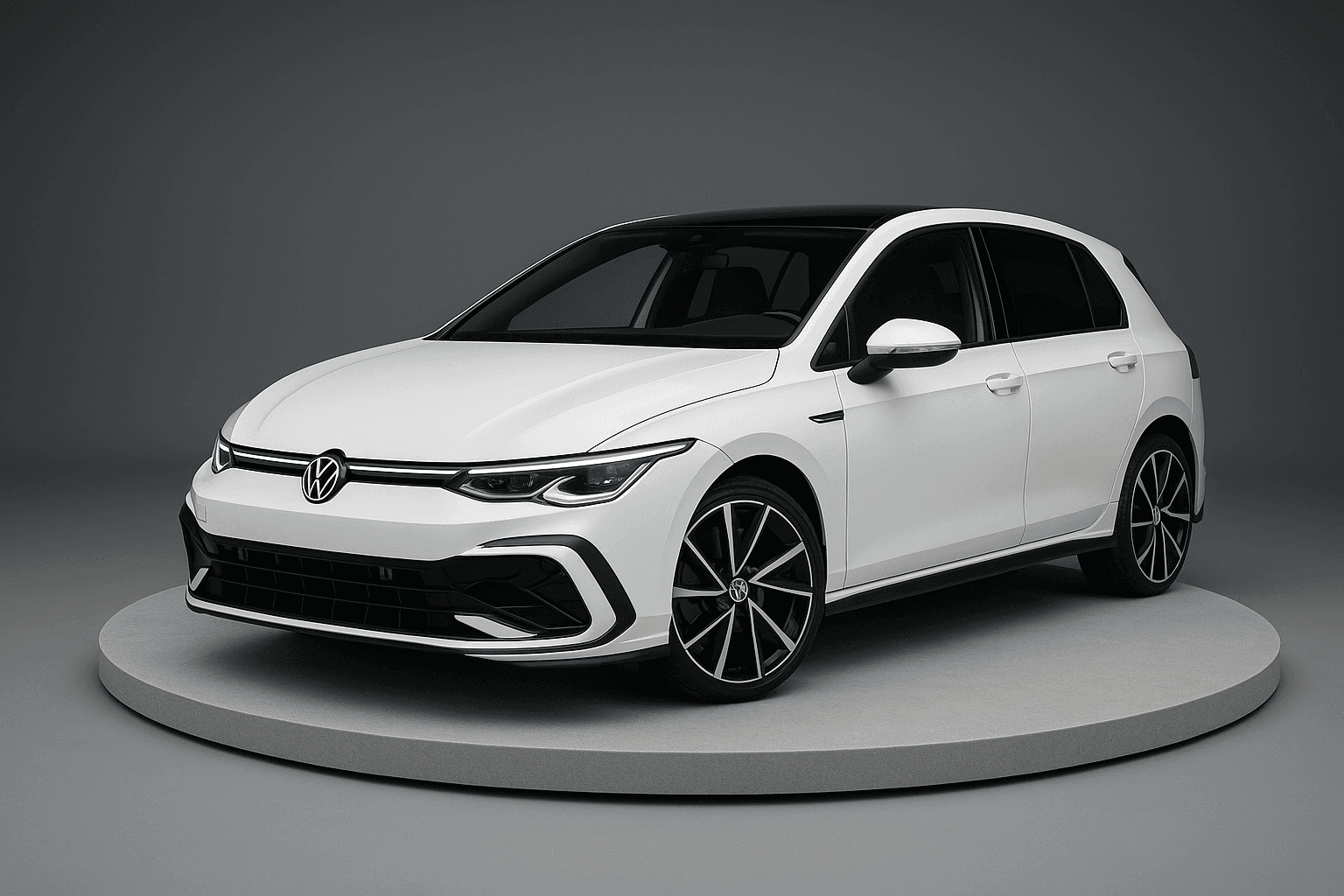 20250522_0639_Golf 8 R-Line Blanche_remix_01jvv4hphaert8k8y28zf71yer.png